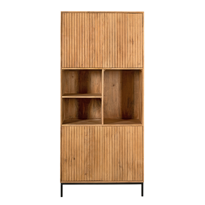 Vakkenkast Madison | Naturel Mangohout