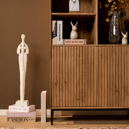 Vakkenkast Madison | Naturel Mangohout