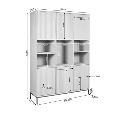 Vakkenkast XL Madison | Naturel Mangohout