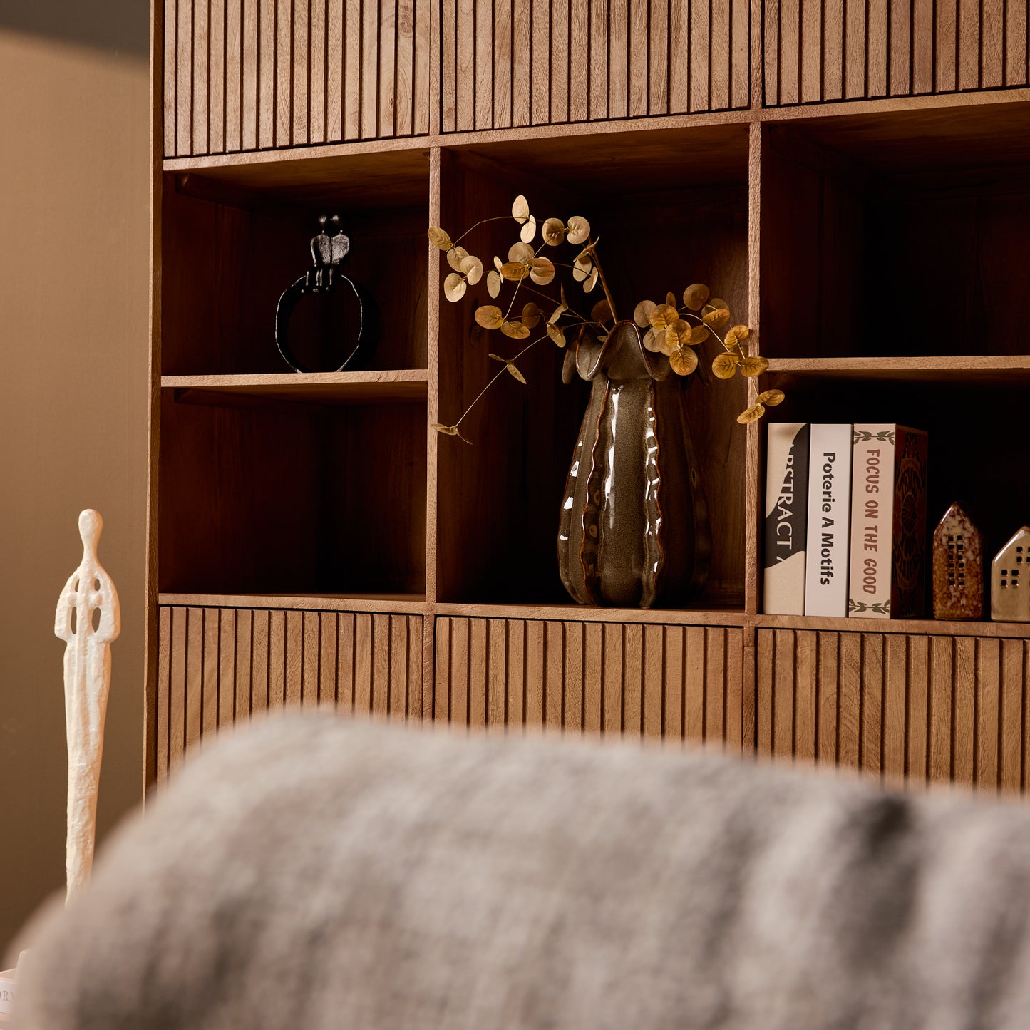 Vakkenkast XL Madison | Naturel Mangohout