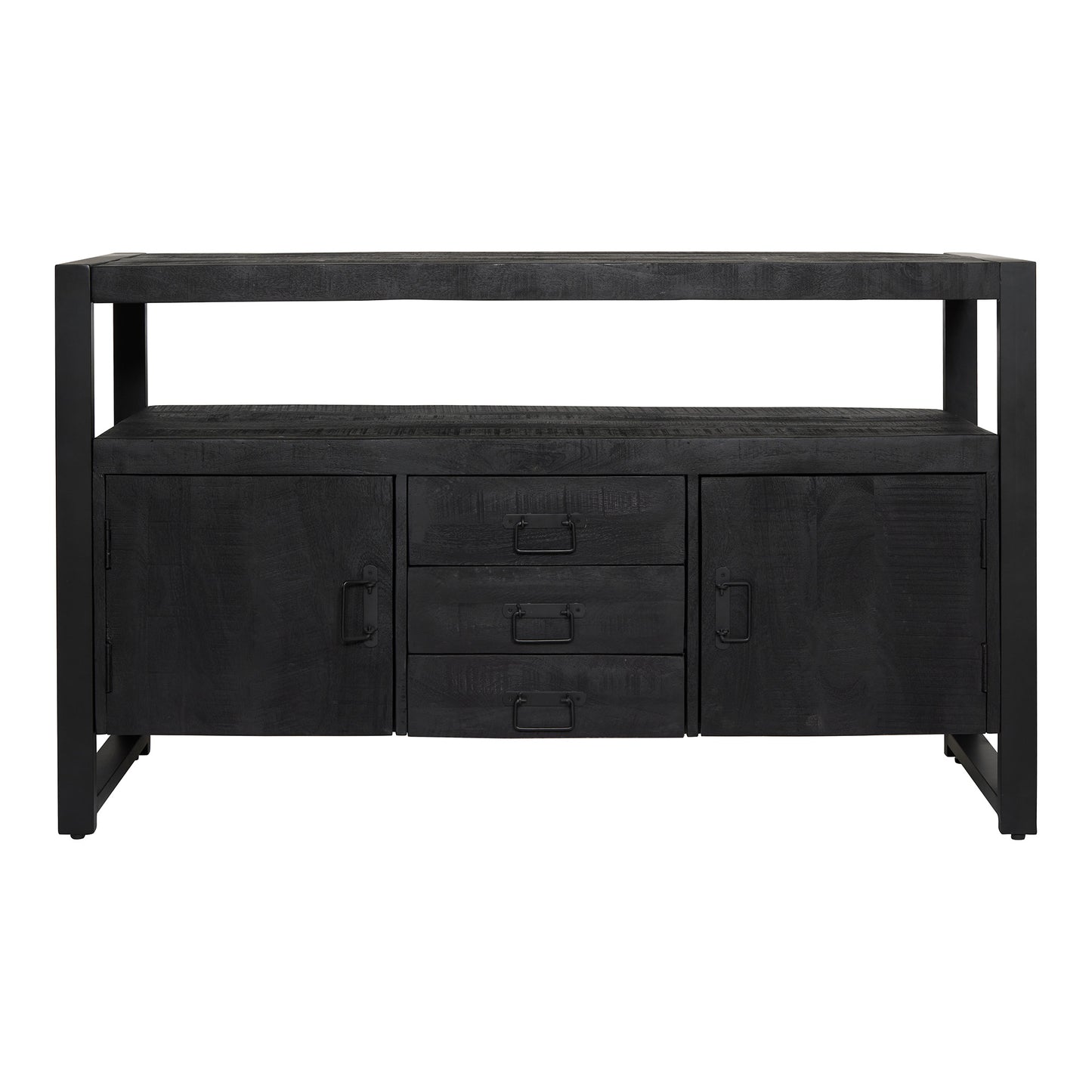 Dressoir Britt Black | 2 deuren 3 lades