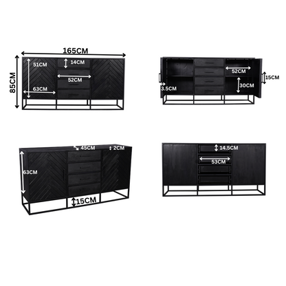 Dressoir Yara — Maatvoering