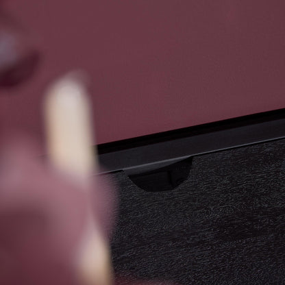 TV-Meubel Yara zwevend, detail van het materiaal