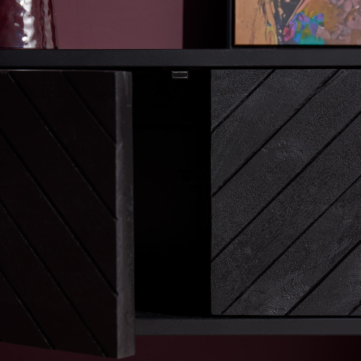 TV-Meubel Yara zwevend, detail van de functie