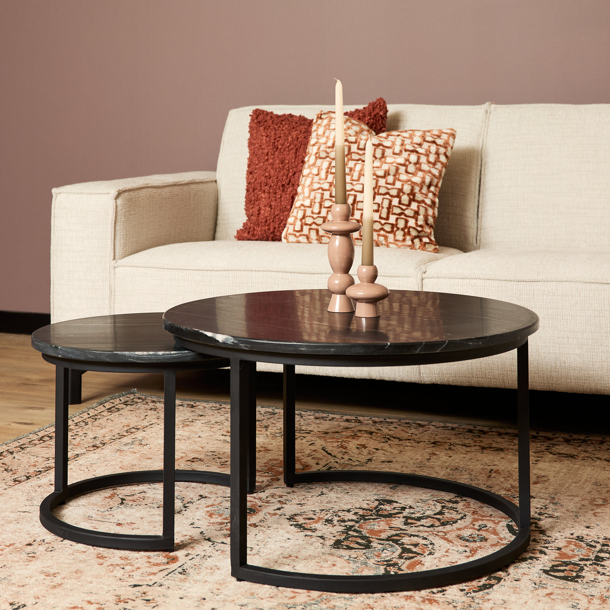 Salontafel Nova | Set van 2 | Rond