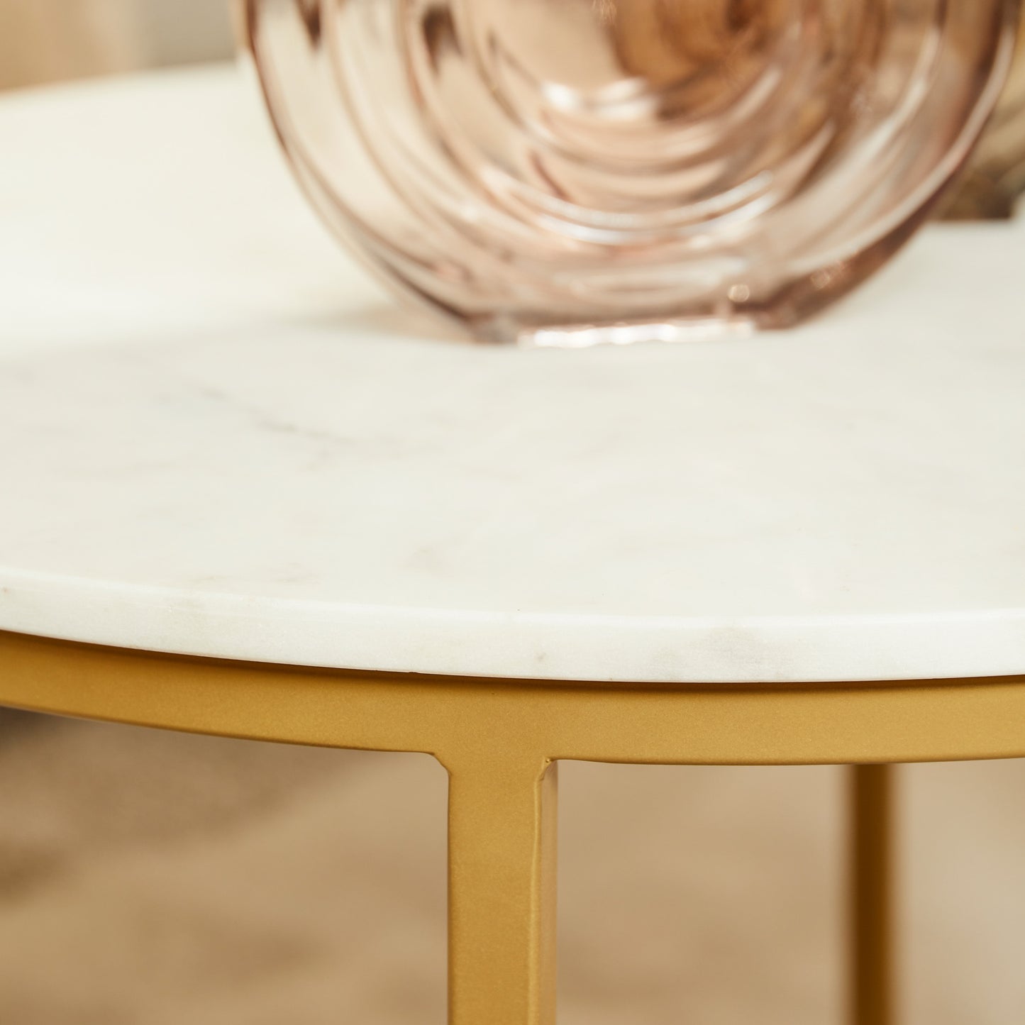 Salontafel Ryan | Wit Marmer | Magazijn leegverkoop