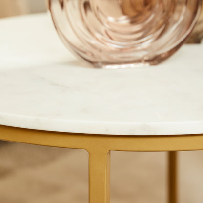Salontafel Ryan | Wit Marmer | Magazijn leegverkoop