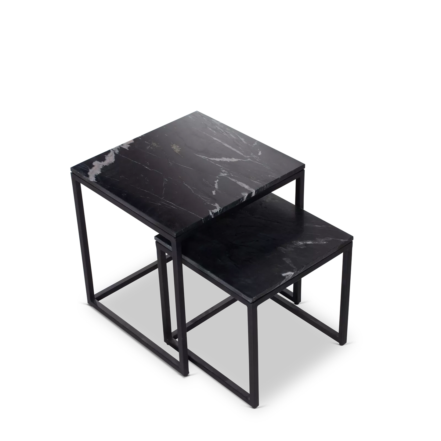 Salontafel Daan | Set Van 2 | Zwart Marmer