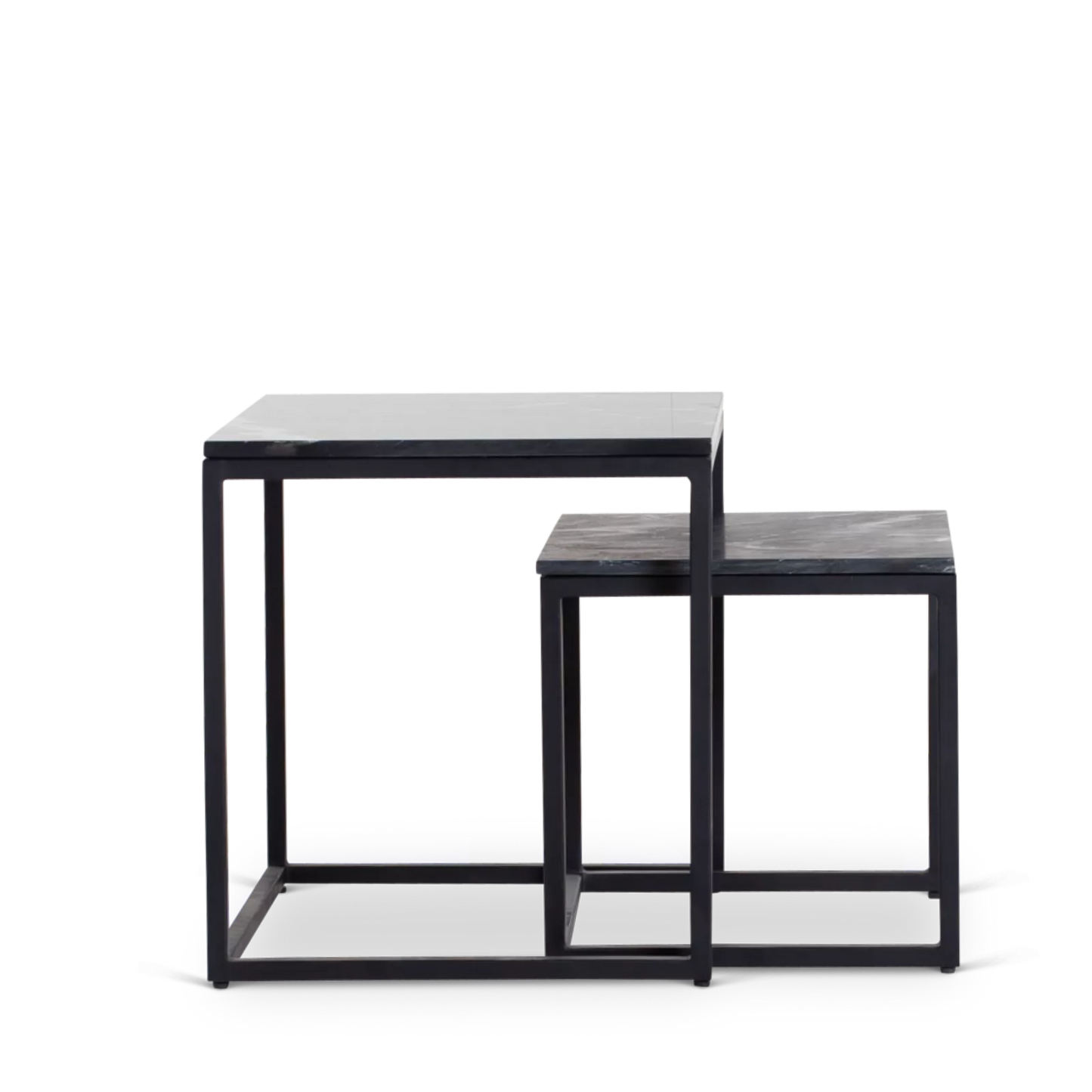 Salontafel Daan | Set Van 2 | Zwart Marmer