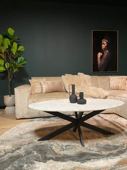 Salontafel Faye | Wit marmer