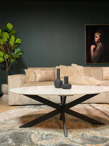Salontafel Faye | Wit marmer