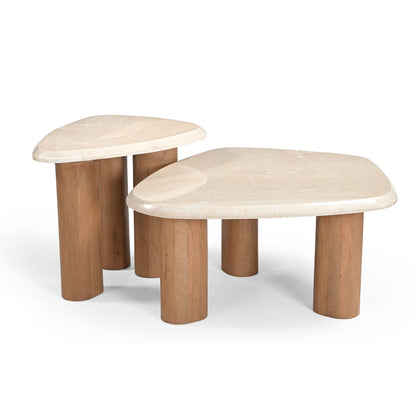 Salontafel Nuvé | Naturel Botticino marmer
