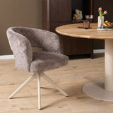 Eetkamerstoel Demi | Gray Cremona | Onderstel Zand