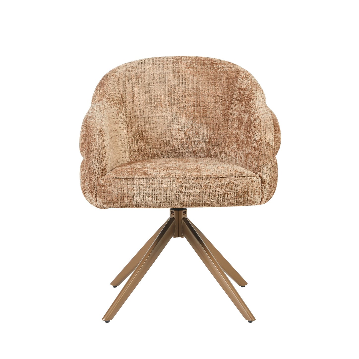 Eetkamerstoel Bella | Cinnamon Cremona | Onderstel Brons