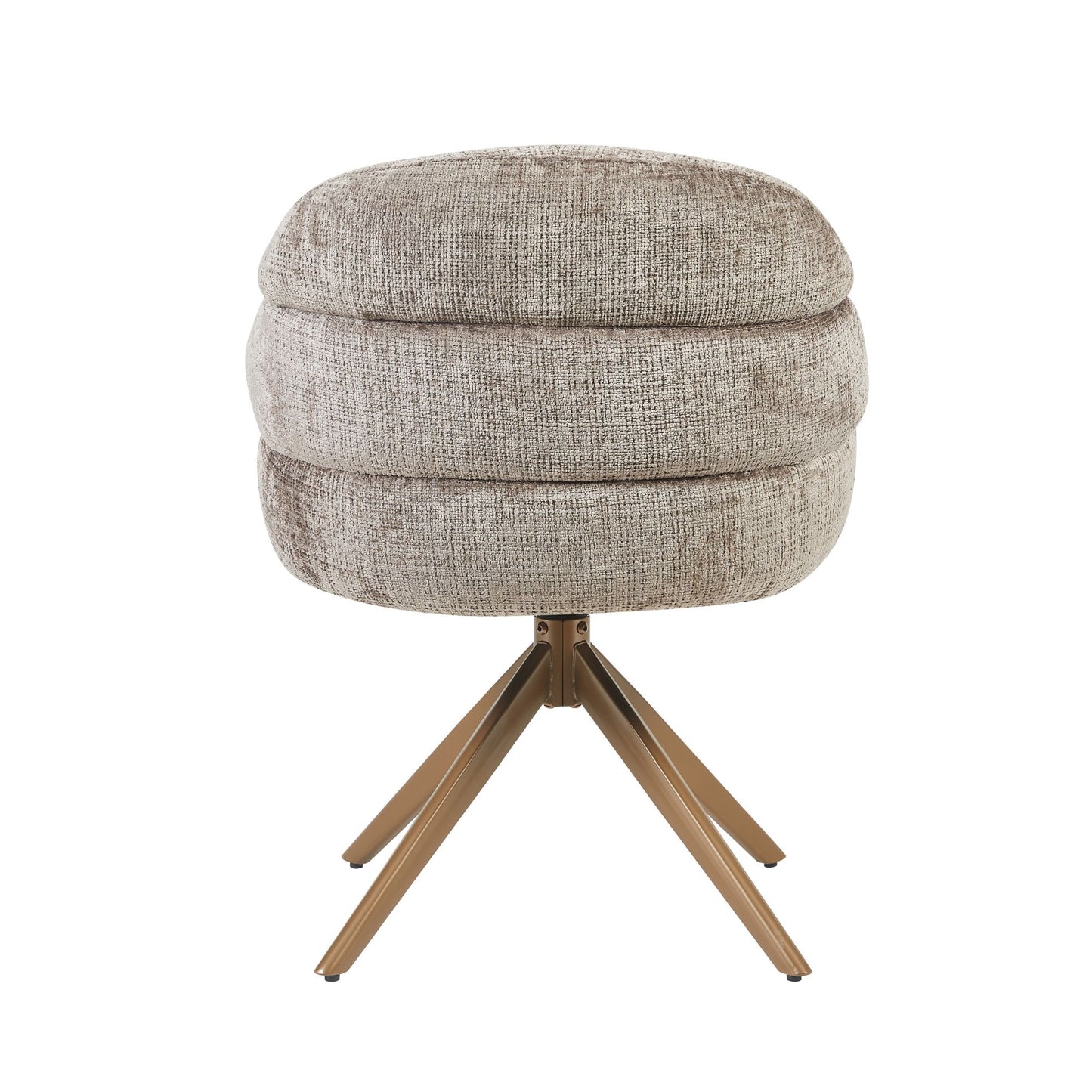 Eetkamerstoel Bella | Clay Cremona | Onderstel Brons