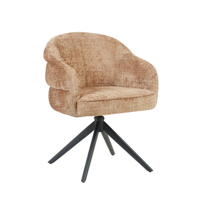 Eetkamerstoel Bella | Cinnamon Cremona | Onderstel Black