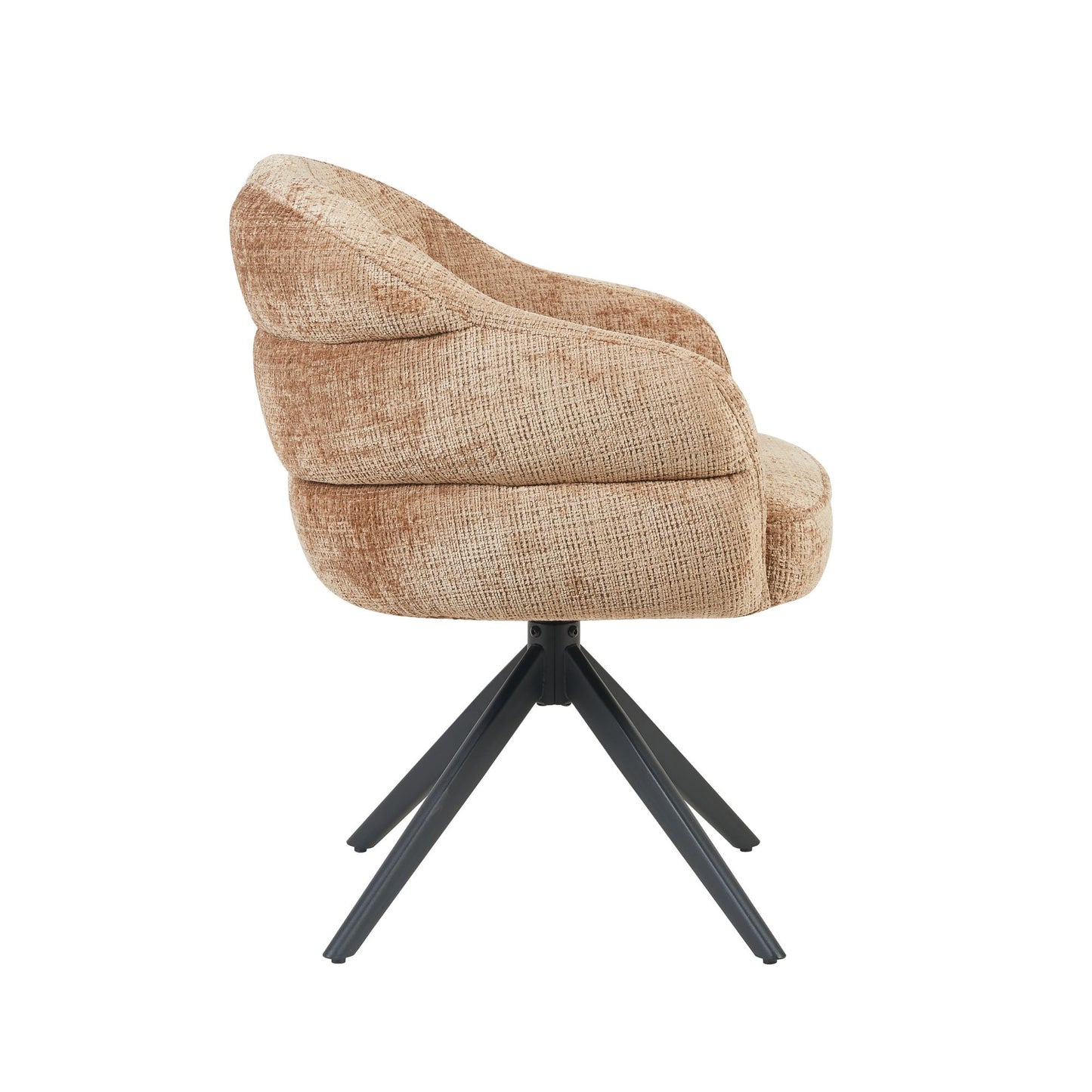 Eetkamerstoel Bella | Cinnamon Cremona | Onderstel Black