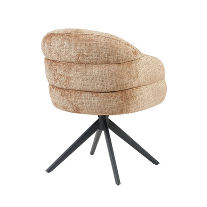 Eetkamerstoel Bella | Cinnamon Cremona | Onderstel Black