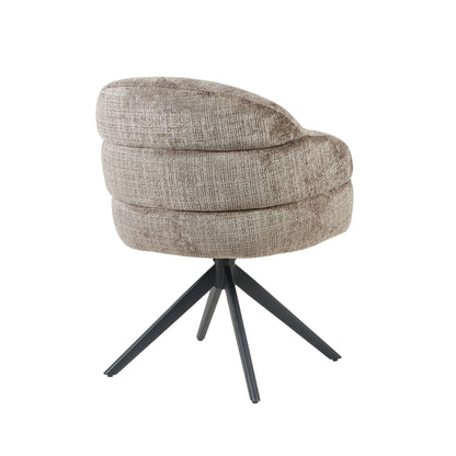 Eetkamerstoel Bella | Clay Cremona | Onderstel Black