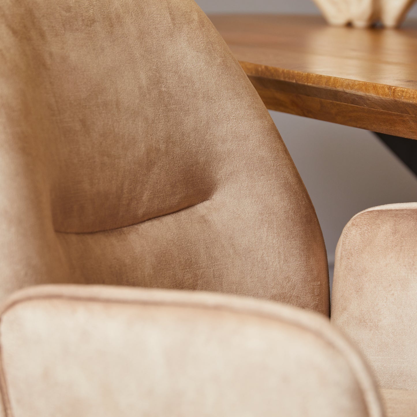 Eetkamerstoel Nova | Beige Velvet