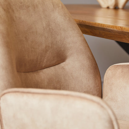 Eetkamerstoel Nova | Beige Velvet