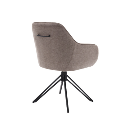 Eetkamerstoel Jens | Bruin Stof