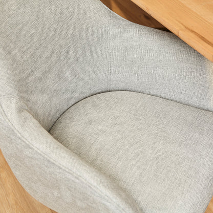 Eetkamerstoel Jens | Grijs Stof