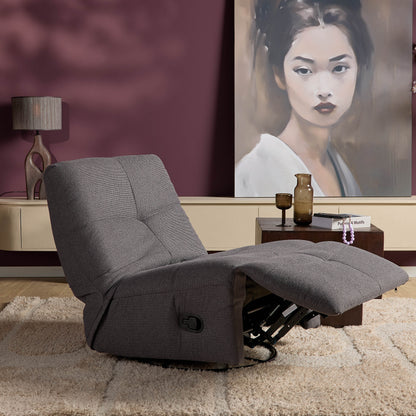 Relaxfauteuil Lazy | Grijs Stof