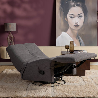 Relaxfauteuil Lazy | Grijs Stof