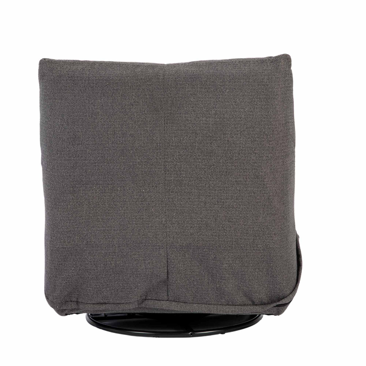 Relaxfauteuil Lazy | Grijs Stof — Achteraanzicht - witfoto