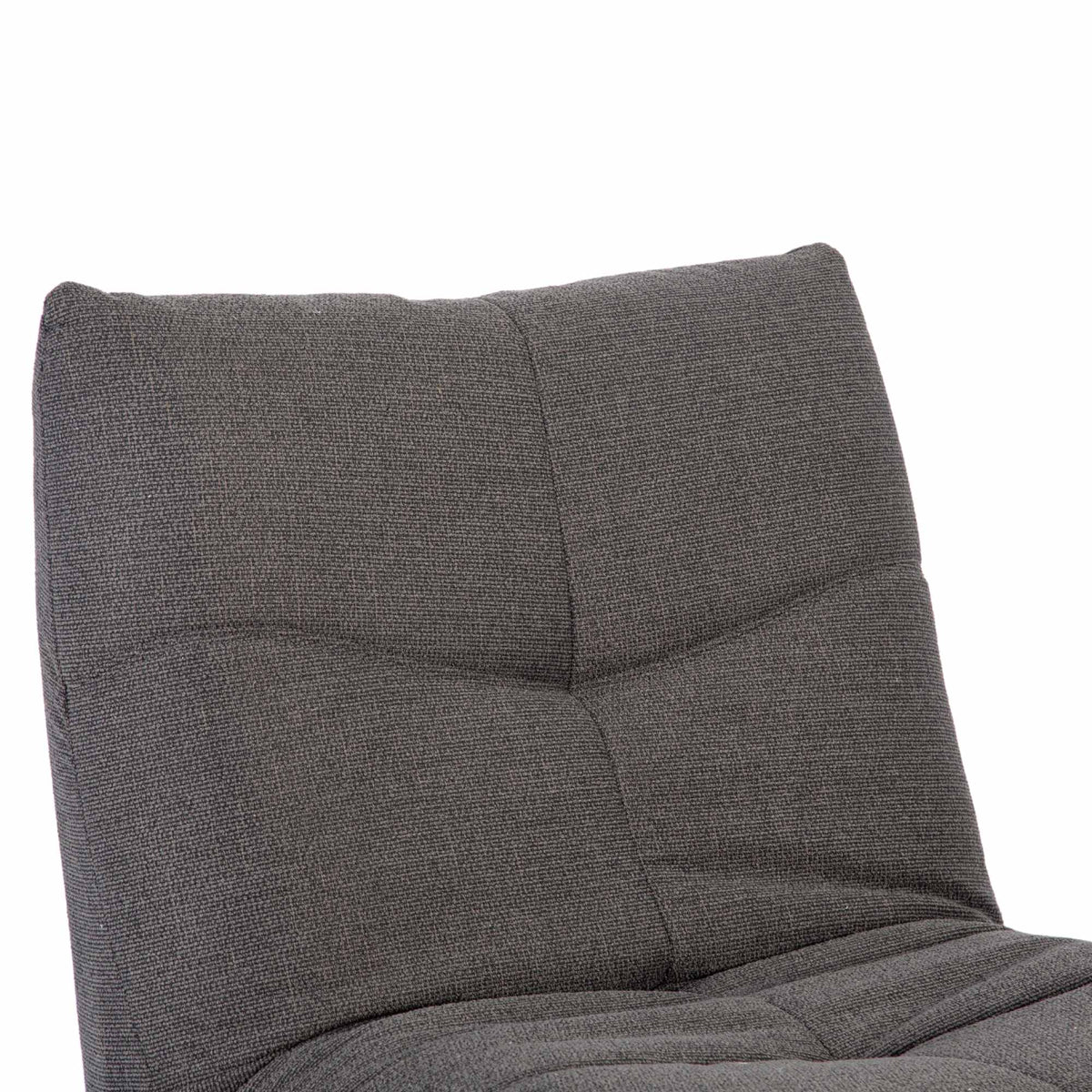 Relaxfauteuil Lazy | Grijs Stof — Vooraanzicht - witfoto