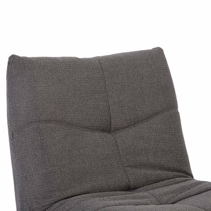 Relaxfauteuil Lazy | Grijs Stof — Vooraanzicht - witfoto