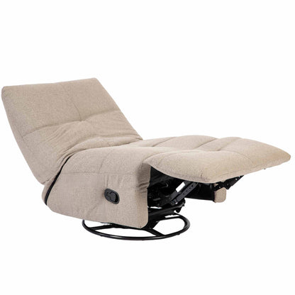 Relaxfauteuil Lazy | Taupe Stof