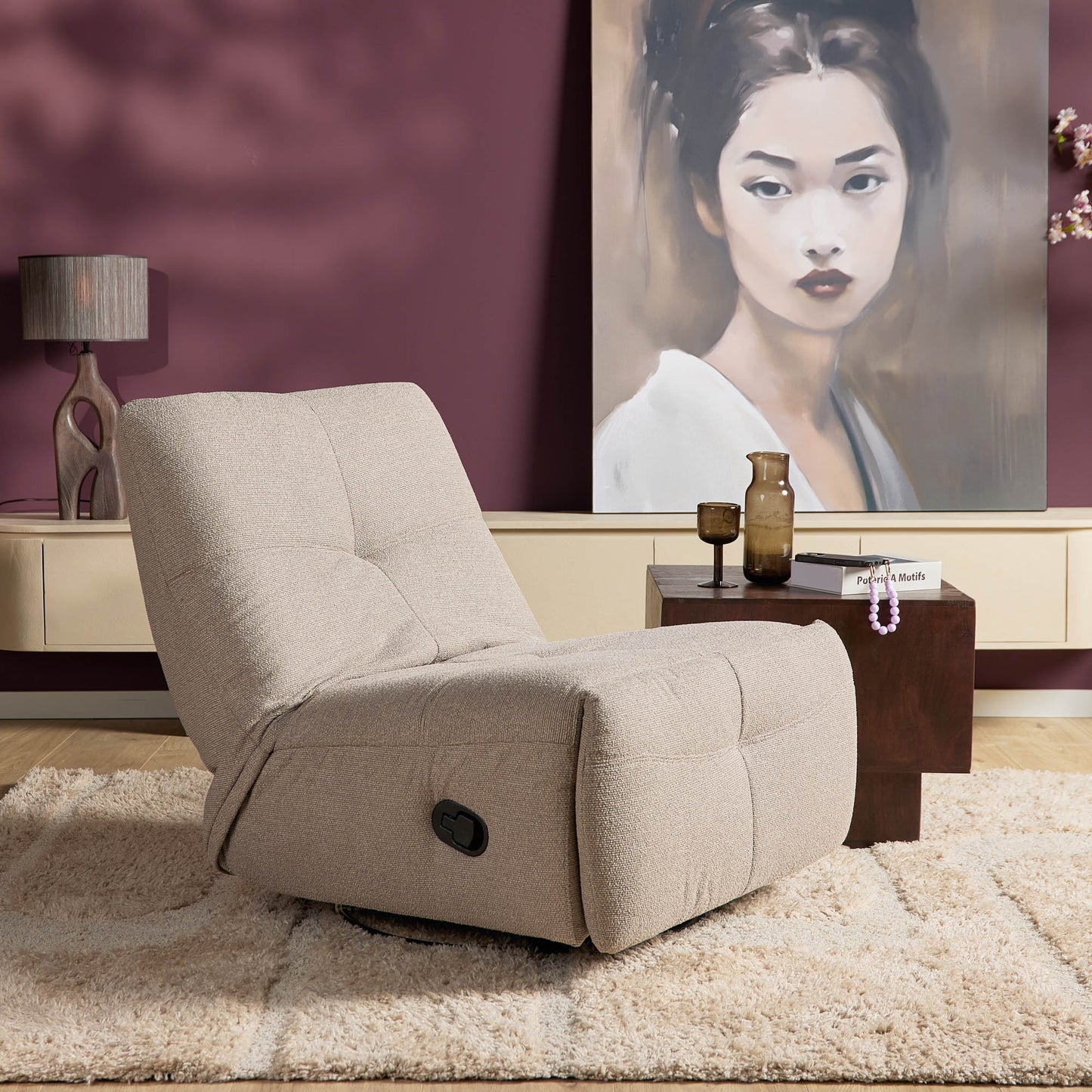 Relaxfauteuil Lazy | Stof