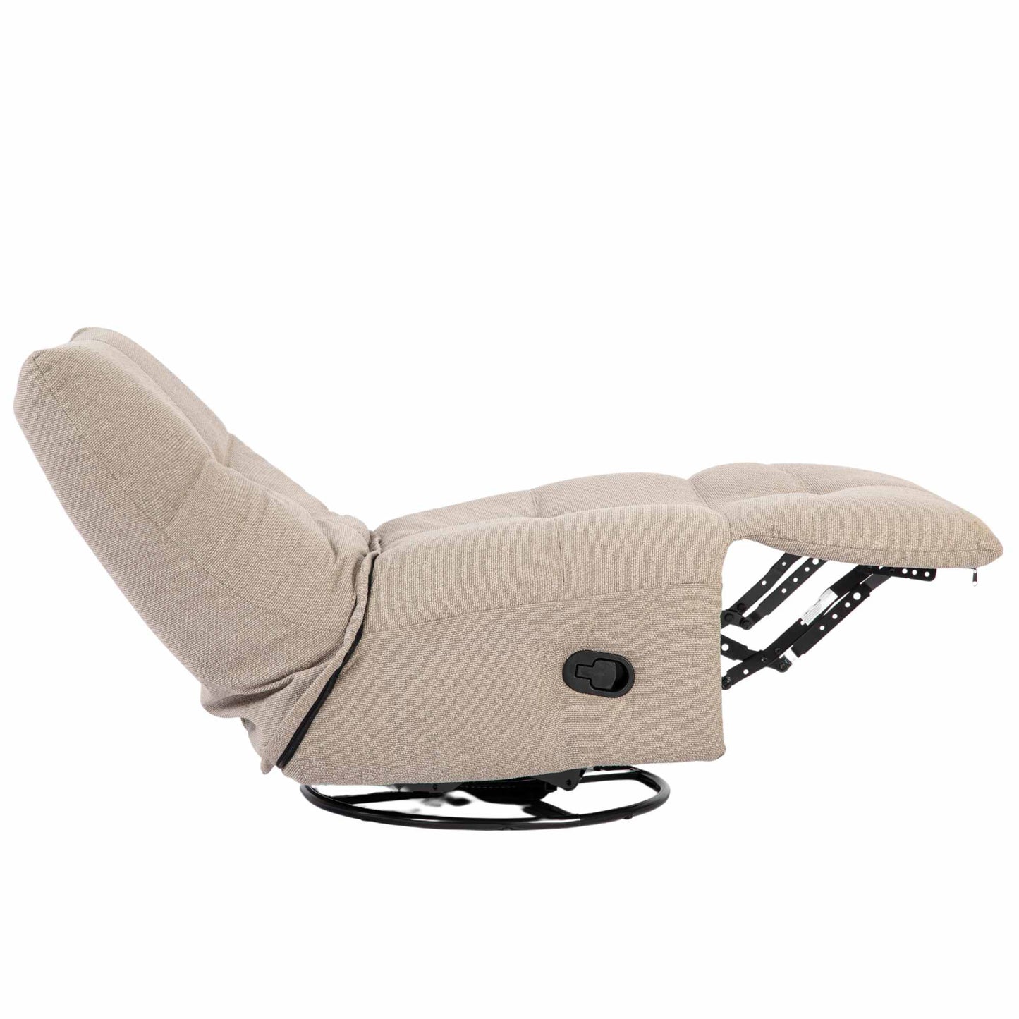 Relaxfauteuil Lazy | Taupe Stof