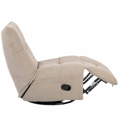 Relaxfauteuil Lazy | Taupe Stof