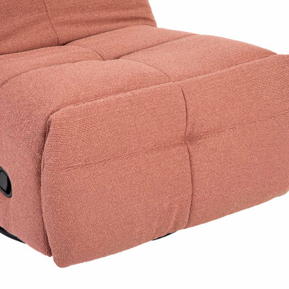 Relaxfauteuil Lazy | Roze Stof