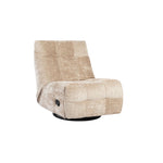 Relaxfauteuil Chill cremona beige, vooraanzicht op witte achtergrond