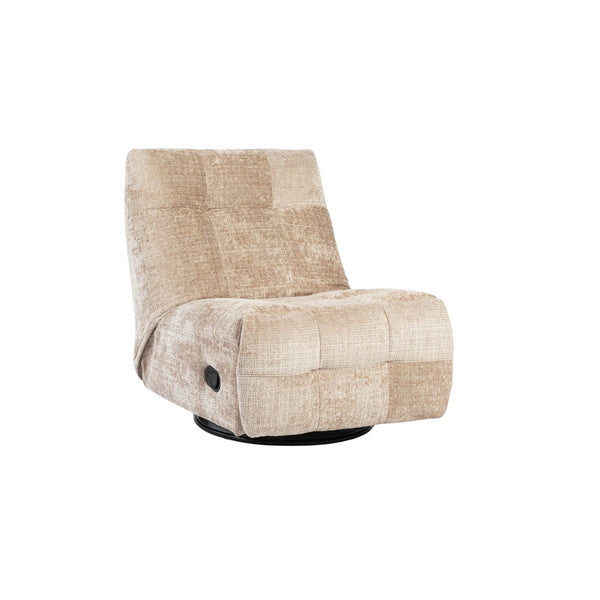 Relaxfauteuil Chill cremona beige, vooraanzicht op witte achtergrond
