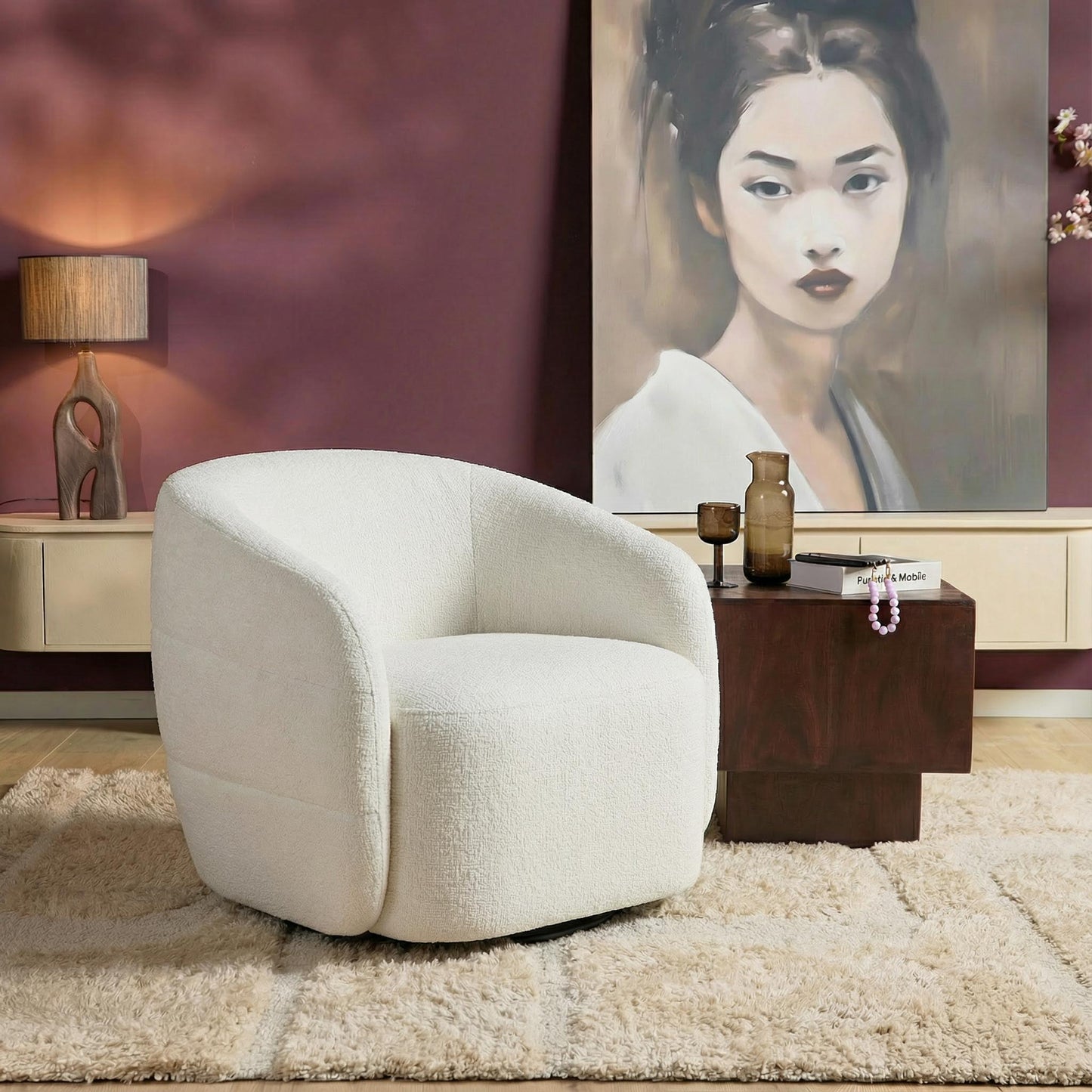 Fauteuil Yara | Wit