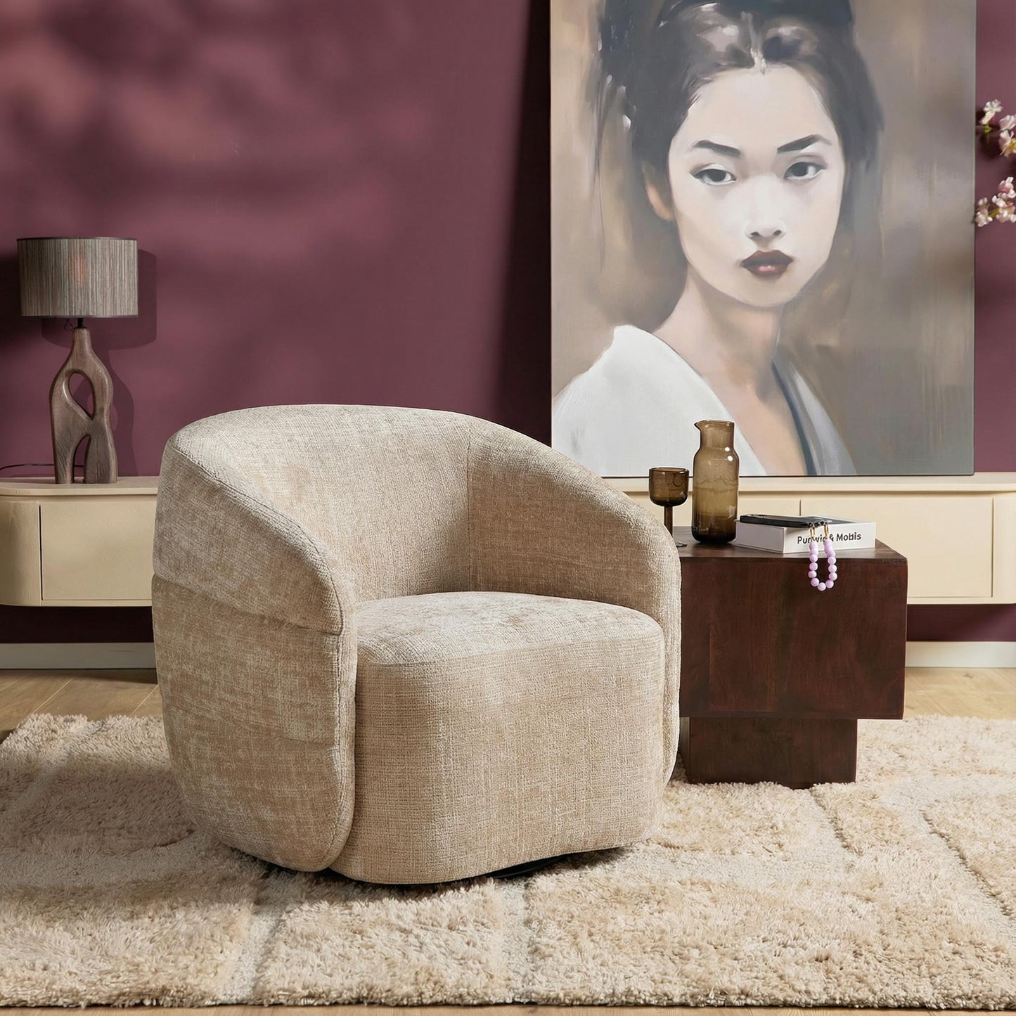 Fauteuil Yara | Beige