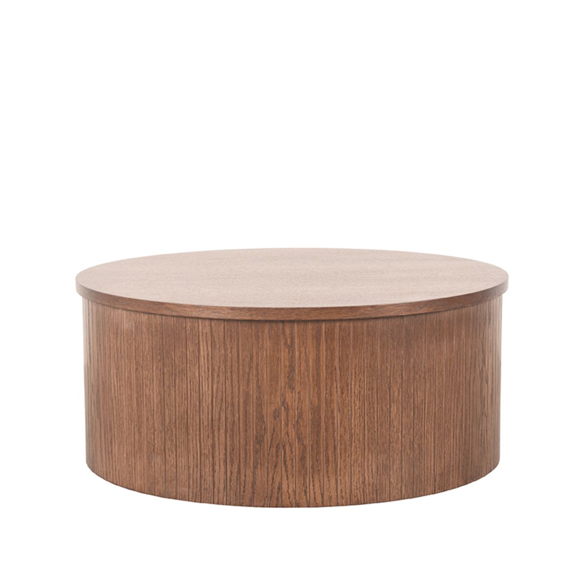 Salontafel Oliva | Walnoot Eikenhout | Ø70cm