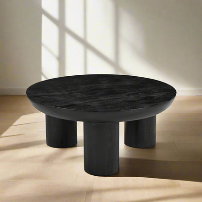 Salontafel Olly | Zwart Mangohout