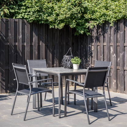 Stapelbare Tuinstoel Prego | Zwart