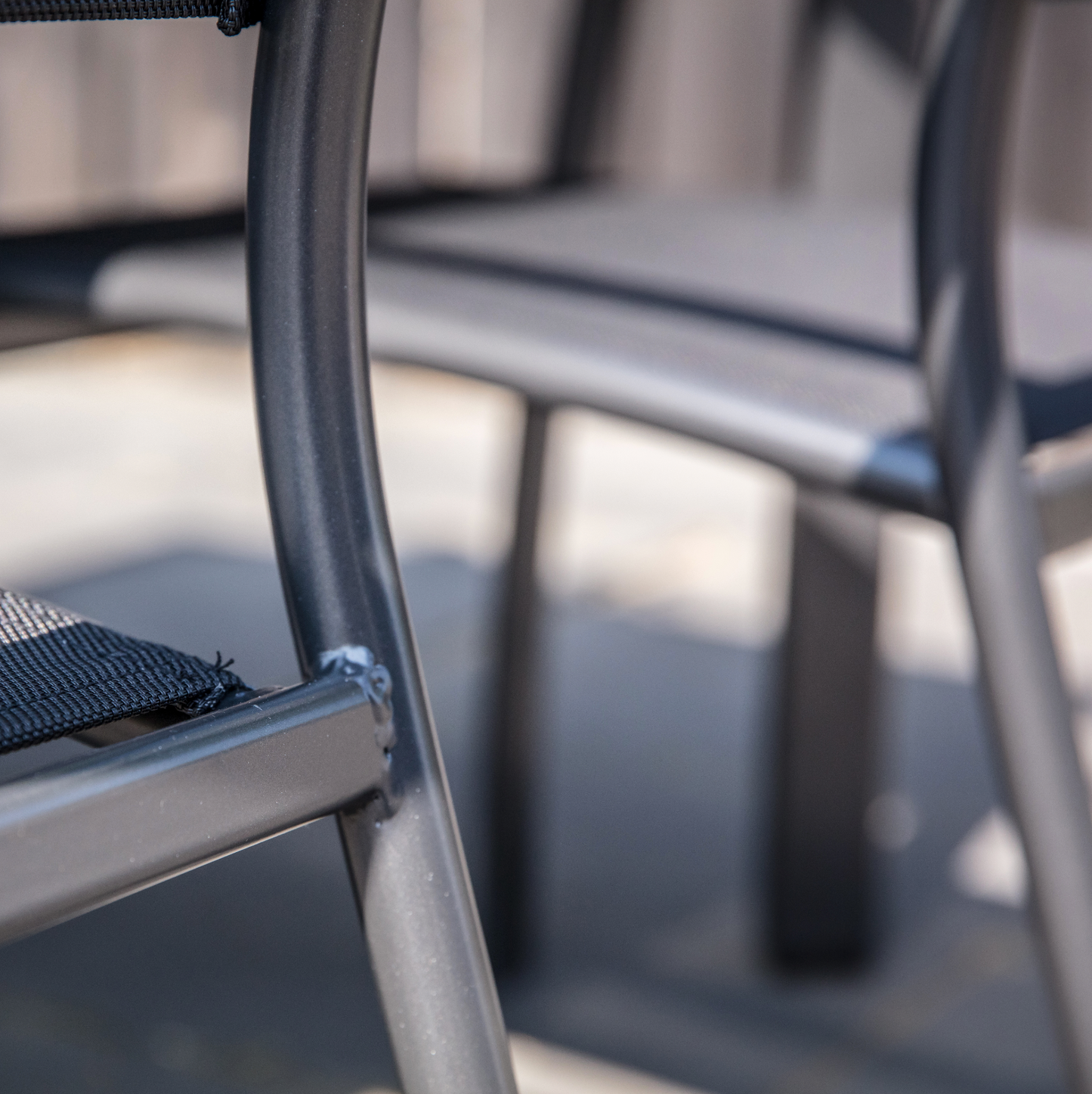 Stapelbare Tuinstoel Prego | Zwart