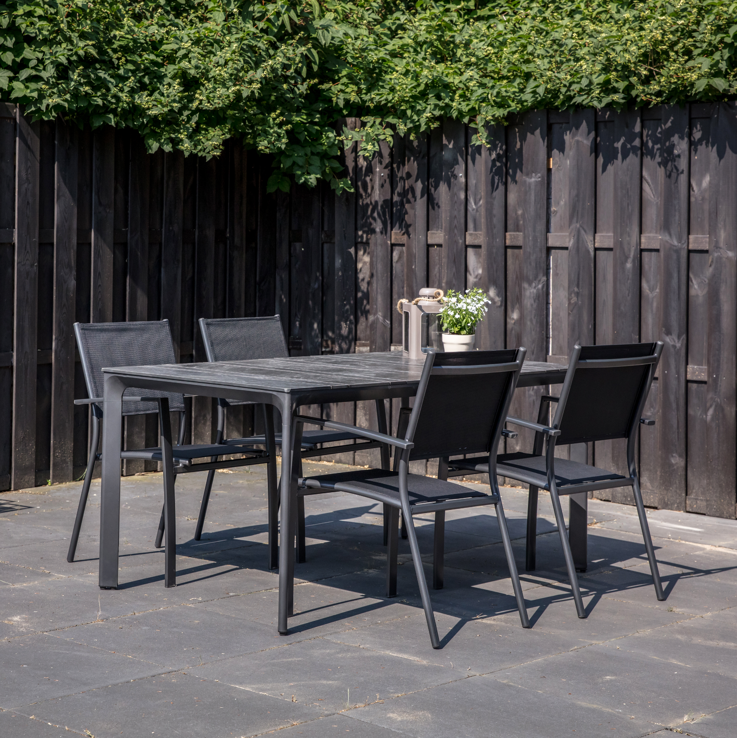 Stapelbare Tuinstoel Prego | Zwart