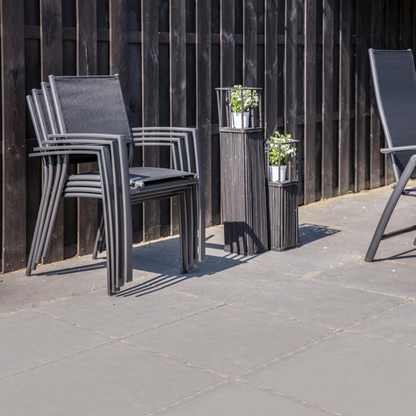 Stapelbare Tuinstoel Prego | Zwart