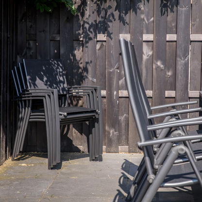 Stapelbare Tuinstoel Prego | Zwart