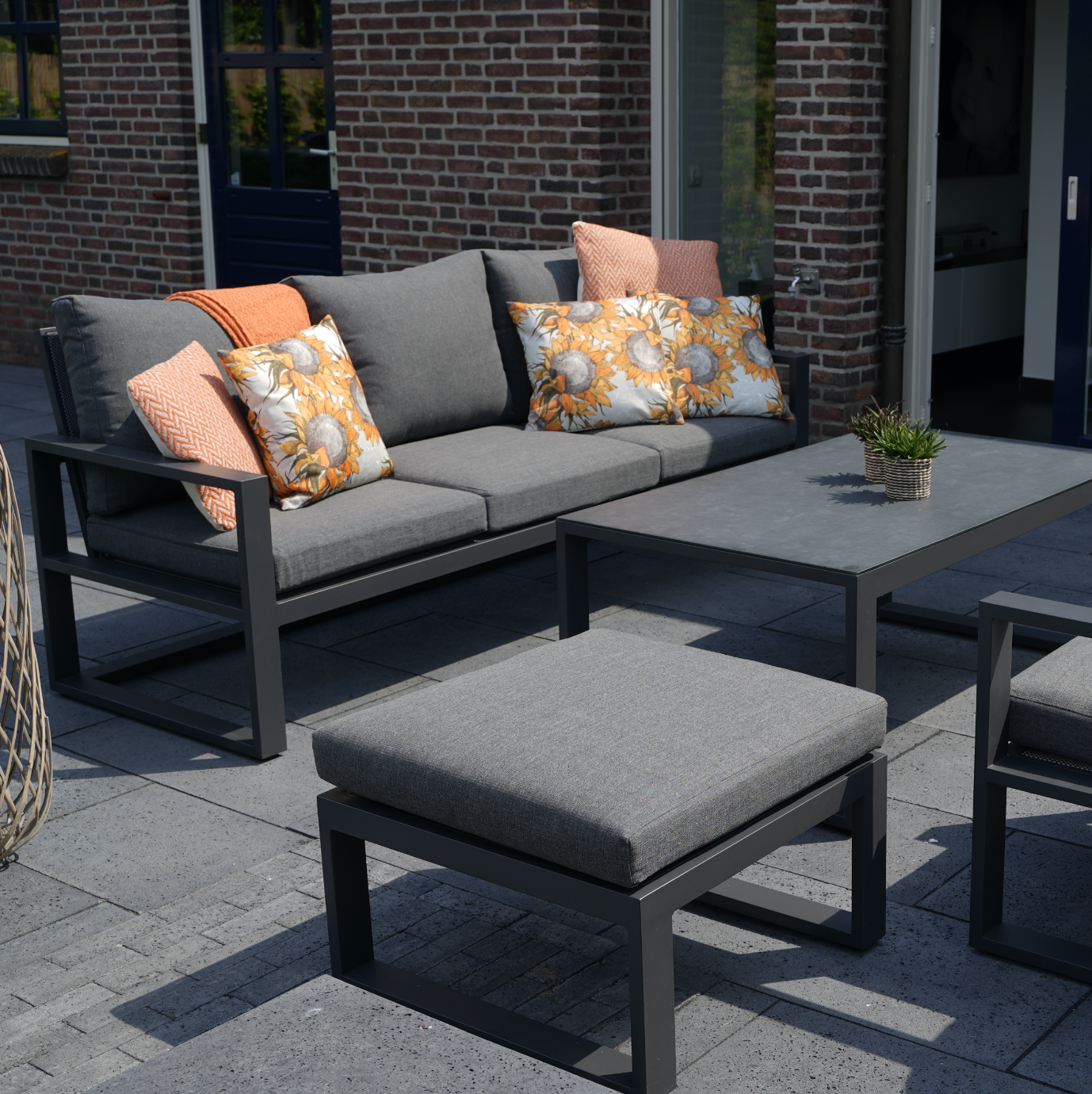 Loungebank Pina Colada | Grijs