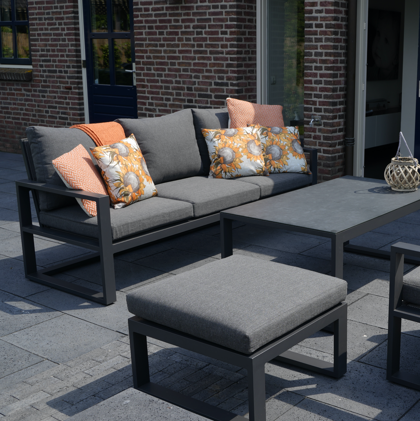 Loungebank Pina Colada | Grijs